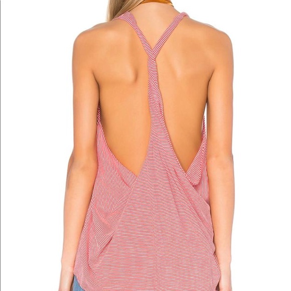 WILDFOX Racerback Embroidered Tank Top - Picture 3 of 4